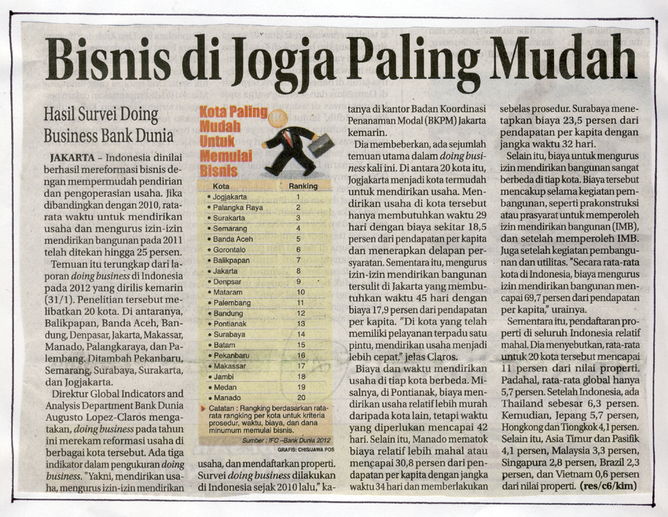 Kliping jogja terbaru